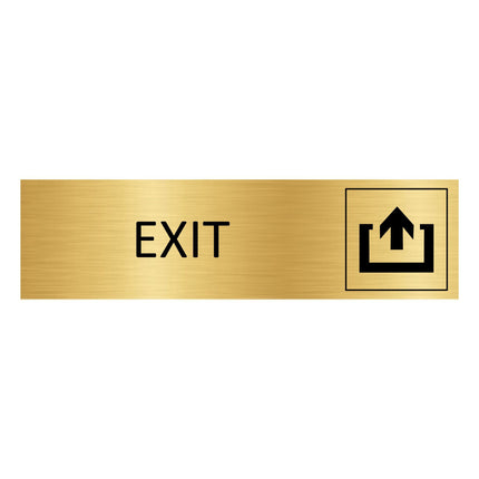 Türschild Exit