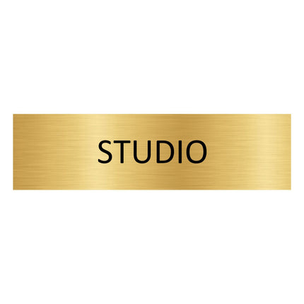 Türschild Studio