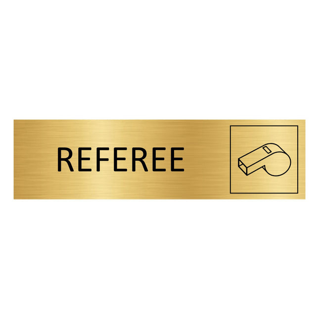 Türschild Referee