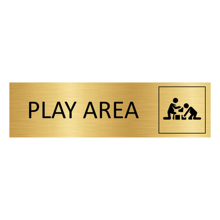 Türschild Play Area