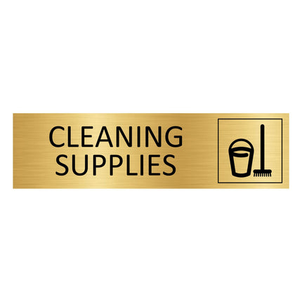 Türschild Cleaning Supplies