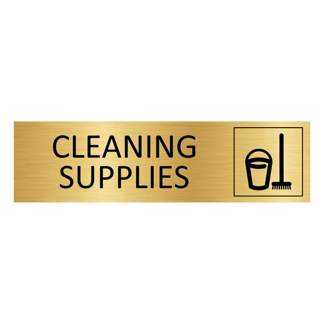 Türschild Cleaning Supplies