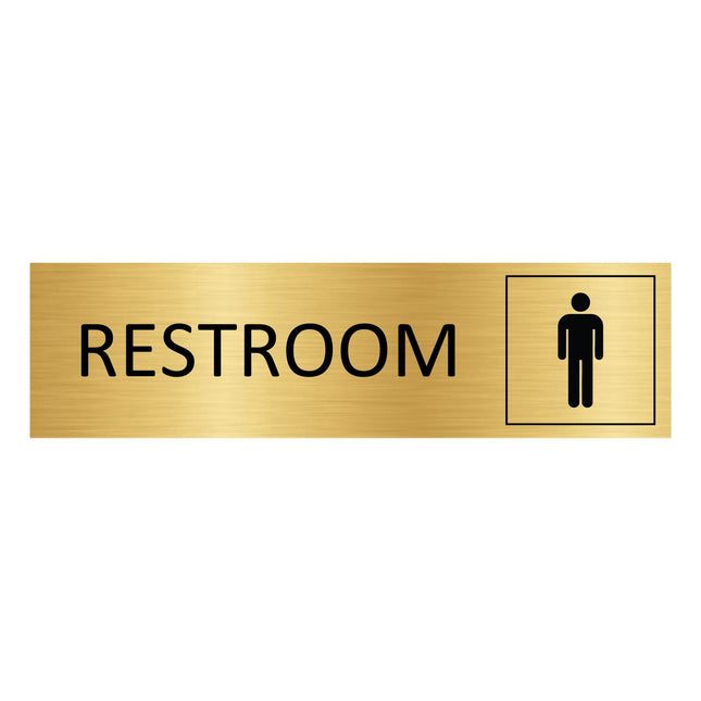 Türschild Restroom Herren