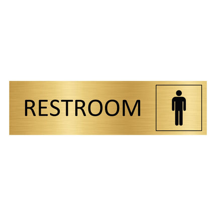Türschild Restroom Herren