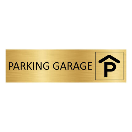 Türschild Parking garage