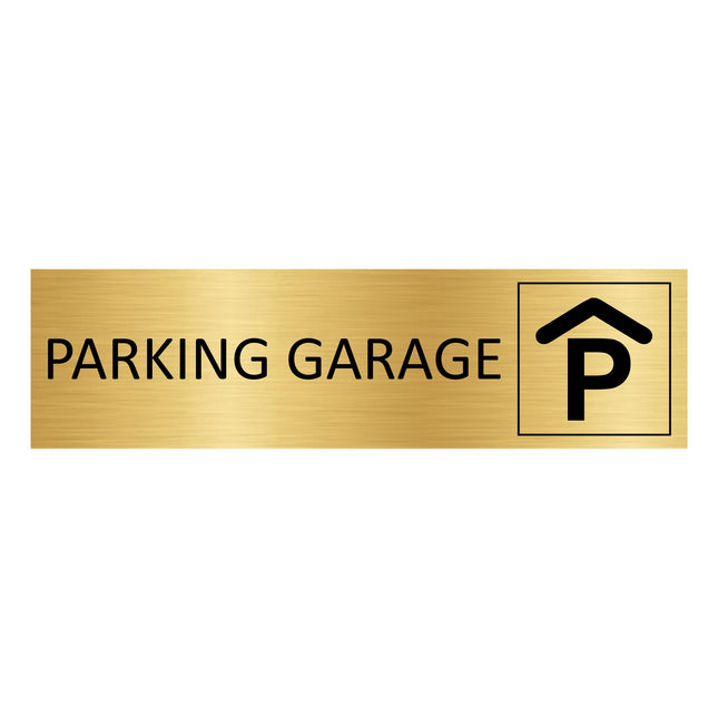 Türschild Parking garage