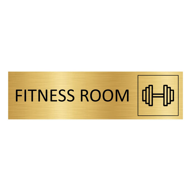 Türschild Fitness Room