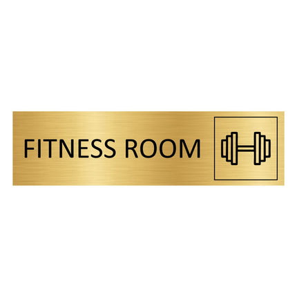 Türschild Fitness Room