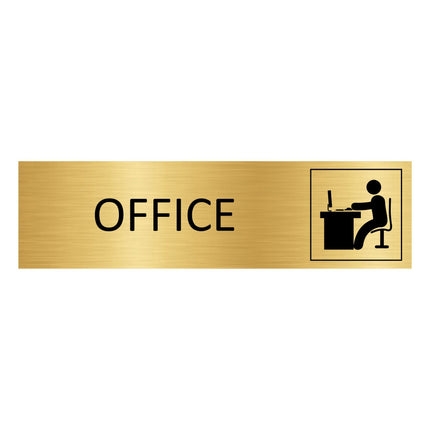 Türschild Office