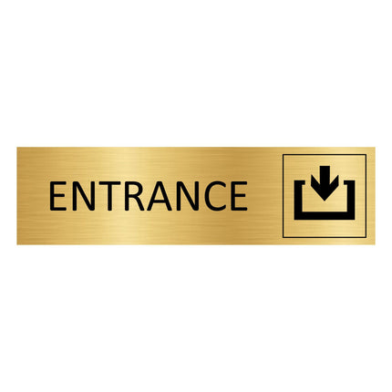 Türschild Entrance