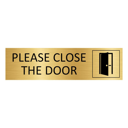 Türschild Please Close the Door