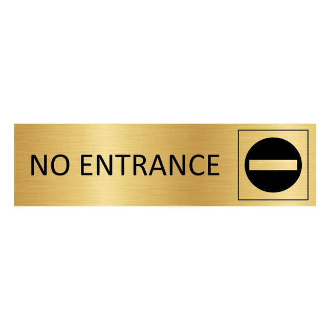Türschild No entrance