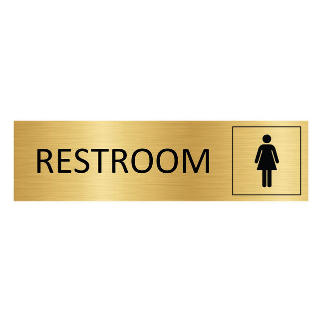 Türschild Restroom Damen
