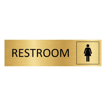 Türschild Restroom Damen