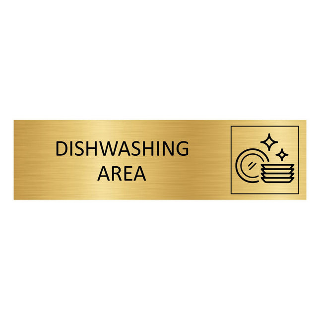 Türschild Dishwashing Area