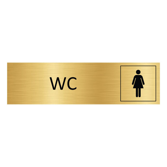 Türschild WC Damen