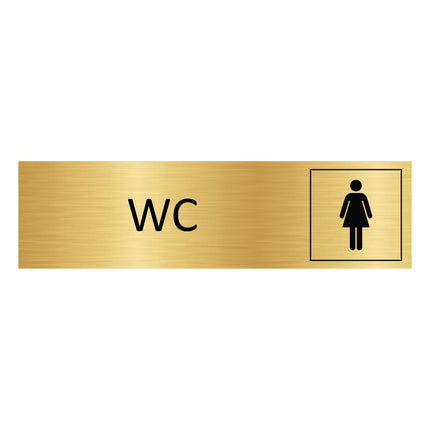 Türschild WC Damen