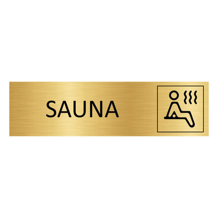 Türschild Sauna