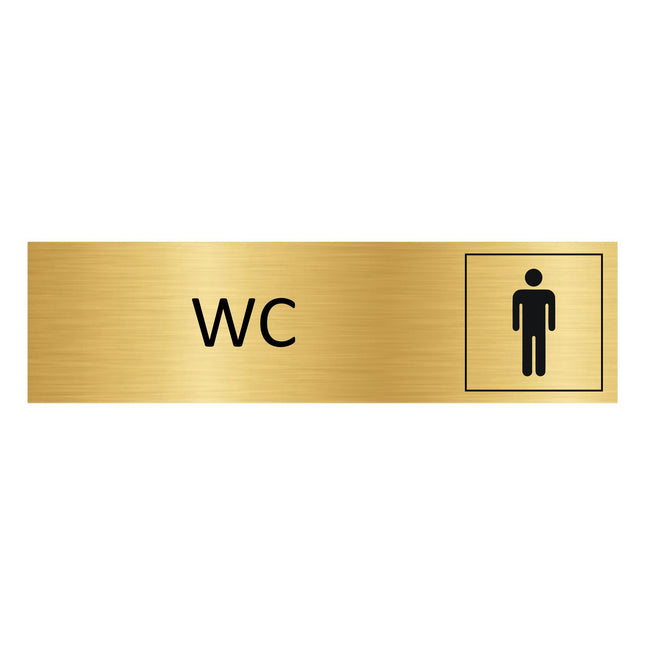 Türschild WC Herren