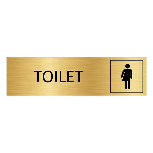 Türschild Toilet Unisex