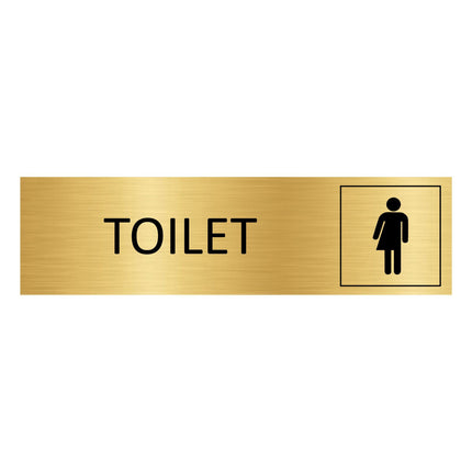 Türschild Toilet Unisex