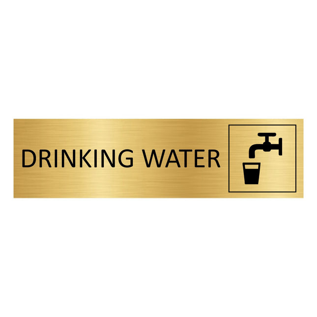 Türschild Drinking Water