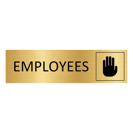 Türschild Employees