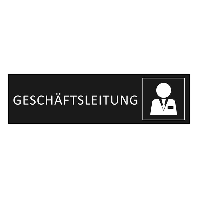 Türschild Geschäftsleitung