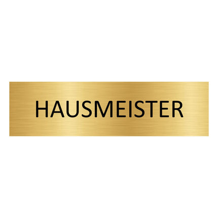 Türschild Hausmeister