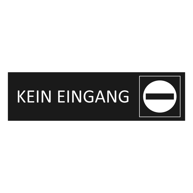 Türschild Kein Eingang