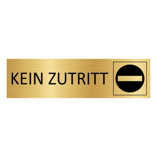 Türschild Kein Zutritt