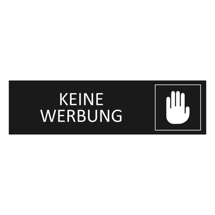 Türschild Keine Werbung