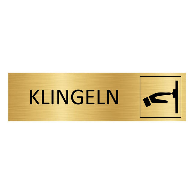 Türschild Klingeln