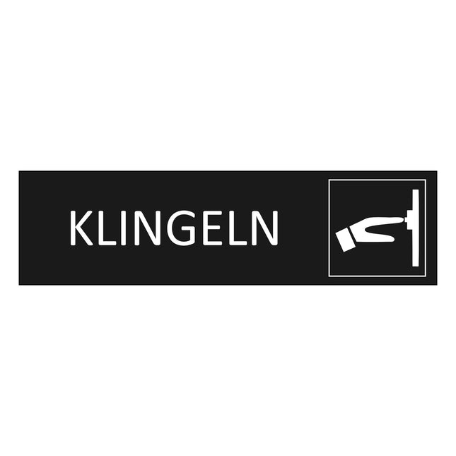 Türschild Klingeln