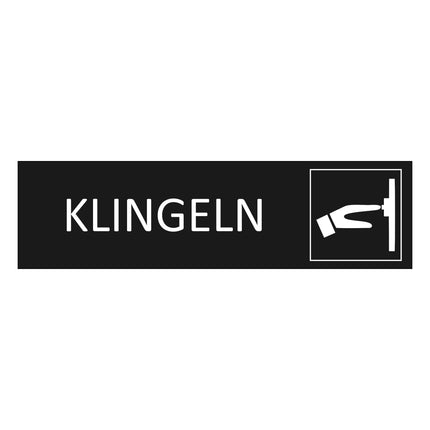 Türschild Klingeln