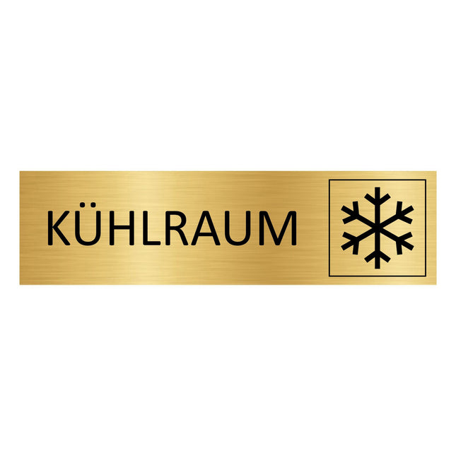 Türschild Kühlraum