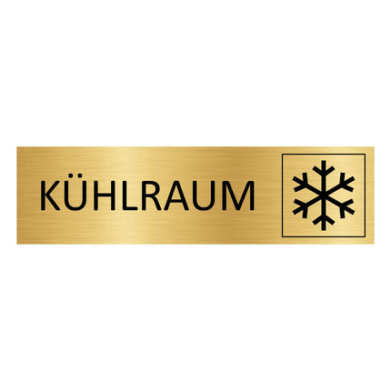 Türschild Kühlraum