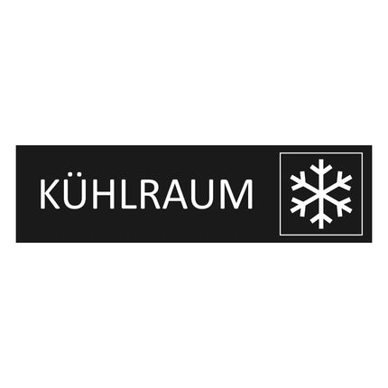 Türschild Kühlraum