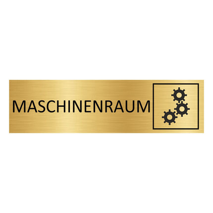 Türschild Maschinenraum