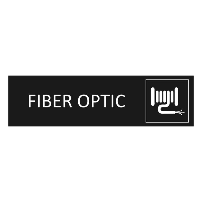 Türschild Fiber Optic
