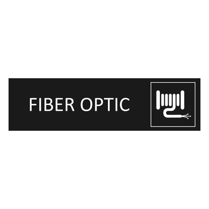 Türschild Fiber Optic