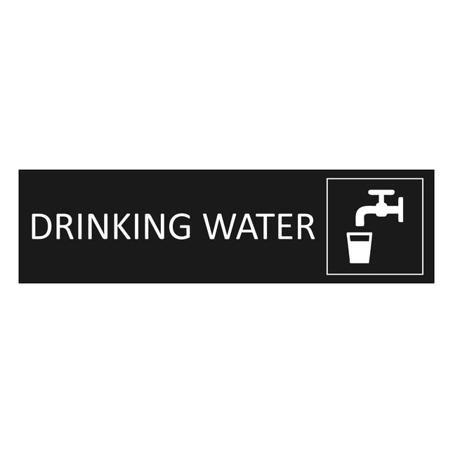 Türschild Drinking Water