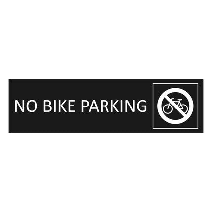 Türschild No Bike Parking