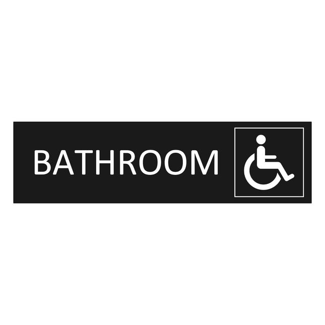 Türschild Bathroom Barrierefrei