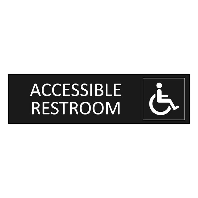 Türschild Accessible Restroom