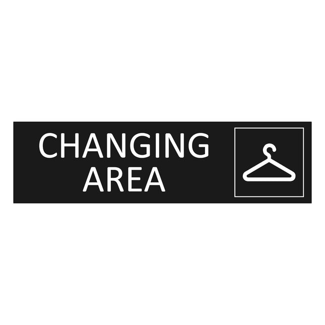 Türschild Changing Area