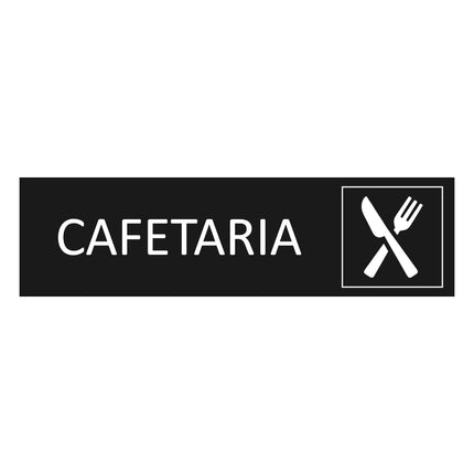 Türschild Cafertaria