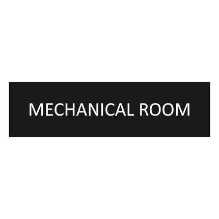 Türschild Mechanical Room