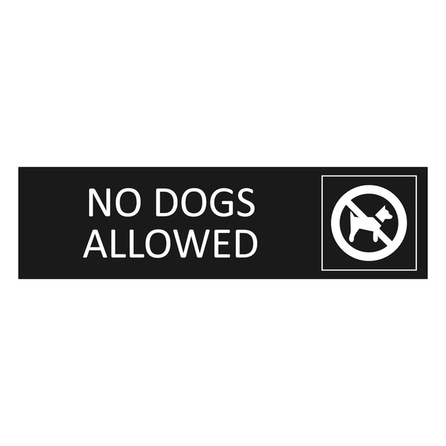 Türschild No Dogs