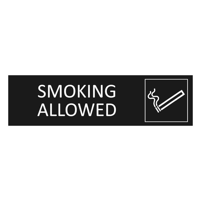 Türschild Smoking Allowed